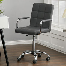 Load image into Gallery viewer, Mid Back Faux Leather with Chrome Base Living and Home 
