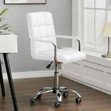 Load image into Gallery viewer, Mid Back Faux Leather with Chrome Base Living and Home 
