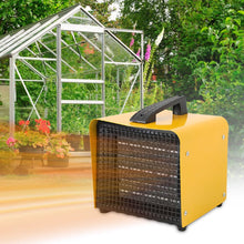 Load image into Gallery viewer, 2KW Yellow Portable Rectangle Air Heater Electric Garage Workshop Air Heater Freestanding Patio Heaters Living and Home 
