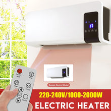 Load image into Gallery viewer, Wall Mounted White Electric Heater with Remote Control Space Heaters Living and Home 

