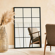 Load image into Gallery viewer, Classic Window Mirror Wall Accent Metal Framed Mirror Wall Mirrors Living and Home 
