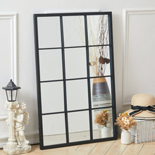 Load image into Gallery viewer, Classic Window Mirror Wall Accent Metal Framed Mirror Wall Mirrors Living and Home 
