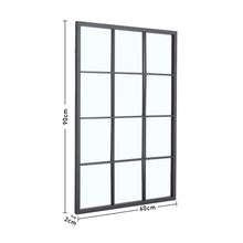 Load image into Gallery viewer, Classic Window Mirror Wall Accent Metal Framed Mirror Mirrors Living and Home 

