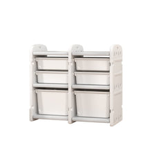 Load image into Gallery viewer, Kids Storage Cabinet for Toys Clothes Books Plastic Organizer Kids&#39; Furniture Living and Home 
