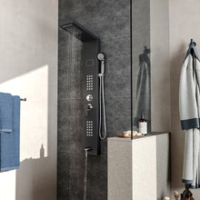 Load image into Gallery viewer, LED Display Shower Panel 5 Function Shower System with Shower Head &amp; Hand Bathroom Shower Living and Home 
