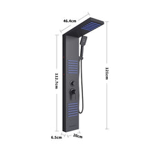 Load image into Gallery viewer, LED Lights Shower Panel 4 Function Wall Mount Shower System Bathroom Shower Living and Home 
