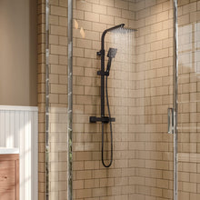 Load image into Gallery viewer, Blank Square Shower Column Triple Function Shower Mixer Set Shower Systems Living and Home 
