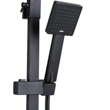Load image into Gallery viewer, Black Triple FunctionSquare Rain Shower Head Set with Handheld Shower Systems Living and Home 
