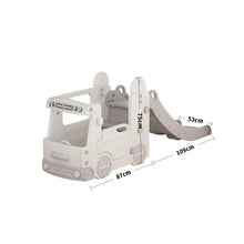 Load image into Gallery viewer, Indoor Baby Bus Toddlers Safety Climber Playset with Slide Kids Sports &amp; Fitness Living and Home 
