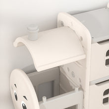 Load image into Gallery viewer, Cute Train Shape Toys Storage Rack for Kids Floor Standing
