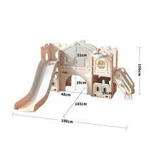 Load image into Gallery viewer, Kids Playset with Slide Basket Hoop Indoor Toddler Playground
