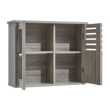 Load image into Gallery viewer, Livingandhome 600x492mm Wooden Bathroom Mirror Wall Cabinet
