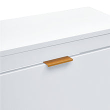 Load image into Gallery viewer, Flip Down Wood Shoe Cabinet in White
