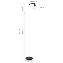 Load image into Gallery viewer, Minimalist Floor Lamp with Glass Lampshade Floor Lamps Living and Home 
