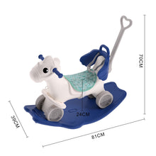 Load image into Gallery viewer, 2-in-1 Kids Plastic Rocking Horse Living and Home 
