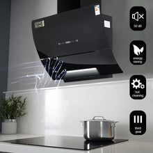 Load image into Gallery viewer, Livingandhome 90cm Ducted Wall Mount Cooker Hood Kitchen Appliances Living and Home 
