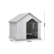 Load image into Gallery viewer, Waterproof Plastic Dog House Pet Kennel with Door Dog Houses Living and Home 
