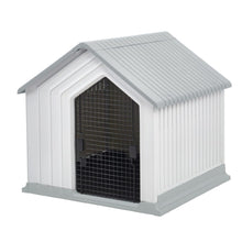 Load image into Gallery viewer, Waterproof Plastic Dog House Pet Kennel with Door Living and Home 
