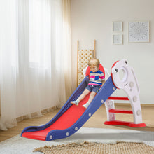 Load image into Gallery viewer, Blue and Red Folding Plastic Slide for Kids
