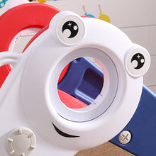 Load image into Gallery viewer, Blue and Red Folding Plastic Slide for Kids
