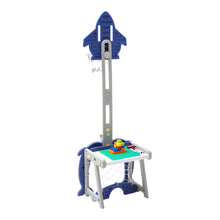 Load image into Gallery viewer, 4 in 1 Soccer Basketball Building Block Play Centre with Golf for Kids
