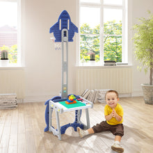 Load image into Gallery viewer, 4 in 1 Soccer Basketball Building Block Play Centre with Golf for Kids
