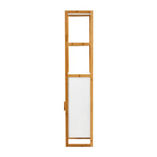 Load image into Gallery viewer, 33x30x148cm 4-Tier Single-door Tall Bathroom Storage Cabinet
