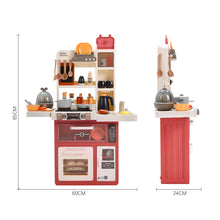 Load image into Gallery viewer, Kidkid Play Kitchen Set With 63PCS Kitchen Accessories
