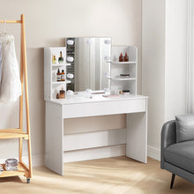 Load image into Gallery viewer, Modern Hollywood Vanity Desk with Lighted Mirror
