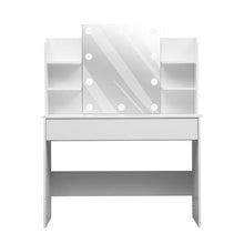Load image into Gallery viewer, 139.5cm H Modern Hollywood Vanity Desk with Lighted Mirror Dressing Tables Living and Home 
