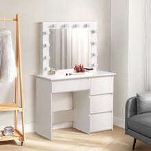 Load image into Gallery viewer, Hollywood Dressing Table with Large Lighted Mirror
