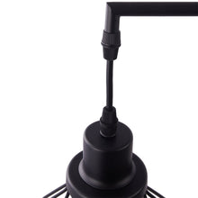 Load image into Gallery viewer, Black Modern Industrial Style 3-head Floor Lamp with Irregular Shade
