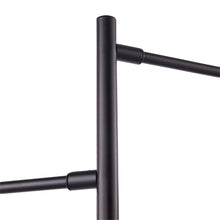 Load image into Gallery viewer, Black Modern Industrial Style 3-head Floor Lamp with Irregular Shade
