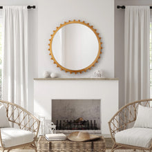 Load image into Gallery viewer, Pine Wood Decorative Wall Mounted Mirror
