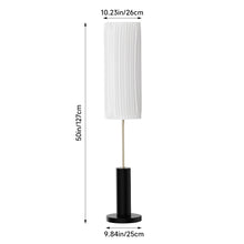 Load image into Gallery viewer, Simple Retro Floor Lamp with Fabric Lampshade
