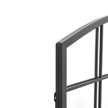Load image into Gallery viewer, Black Industrial Arch Wall Mirror
