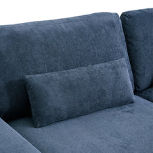 Load image into Gallery viewer, 2-Seater Chenille Upholstered Sofa with Pillows
