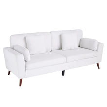 Load image into Gallery viewer, 2-Seater Chenille Upholstered Sofa with Pillows
