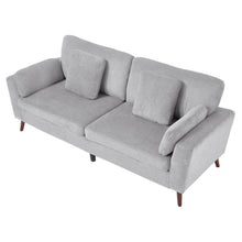 Load image into Gallery viewer, 2-Seater Chenille Upholstered Sofa with Pillows
