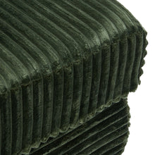 Load image into Gallery viewer, Green Corduroy Chaise Lounge Sofa Bed
