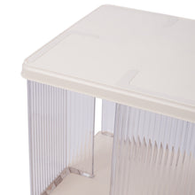 Load image into Gallery viewer, 3-Tier Plastic Square Rotating Bookshelf
