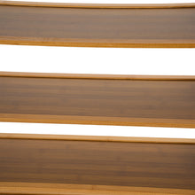 Load image into Gallery viewer, 7-Tier Bamboo Shoe Rack with Dust Cover
