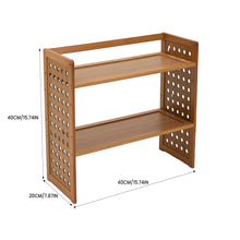 Load image into Gallery viewer, 2-Tier Tabletop Storage Shelf Book Shelf

