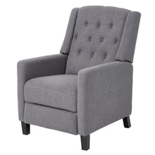 Load image into Gallery viewer, Single Upholstered Sofa Pushback Recliner Chair Armchair
