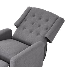 Load image into Gallery viewer, Single Upholstered Sofa Pushback Recliner Chair Armchair
