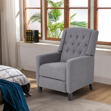 Load image into Gallery viewer, Single Upholstered Sofa Pushback Recliner Chair Armchair
