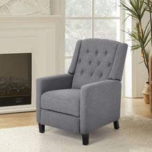 Load image into Gallery viewer, Single Upholstered Sofa Pushback Recliner Chair Armchair
