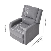 Load image into Gallery viewer, Single Sofa Recliner Armchair Reclining Chair with Massage &amp; Heat
