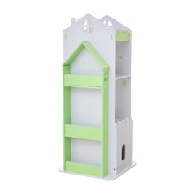 Load image into Gallery viewer, 4-Tier Castle Kids Rotating Bookshelf
