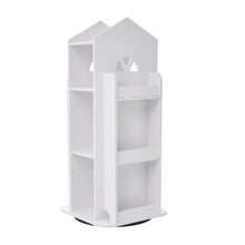 Load image into Gallery viewer, 4-Tier Castle Kids Rotating Bookshelf
